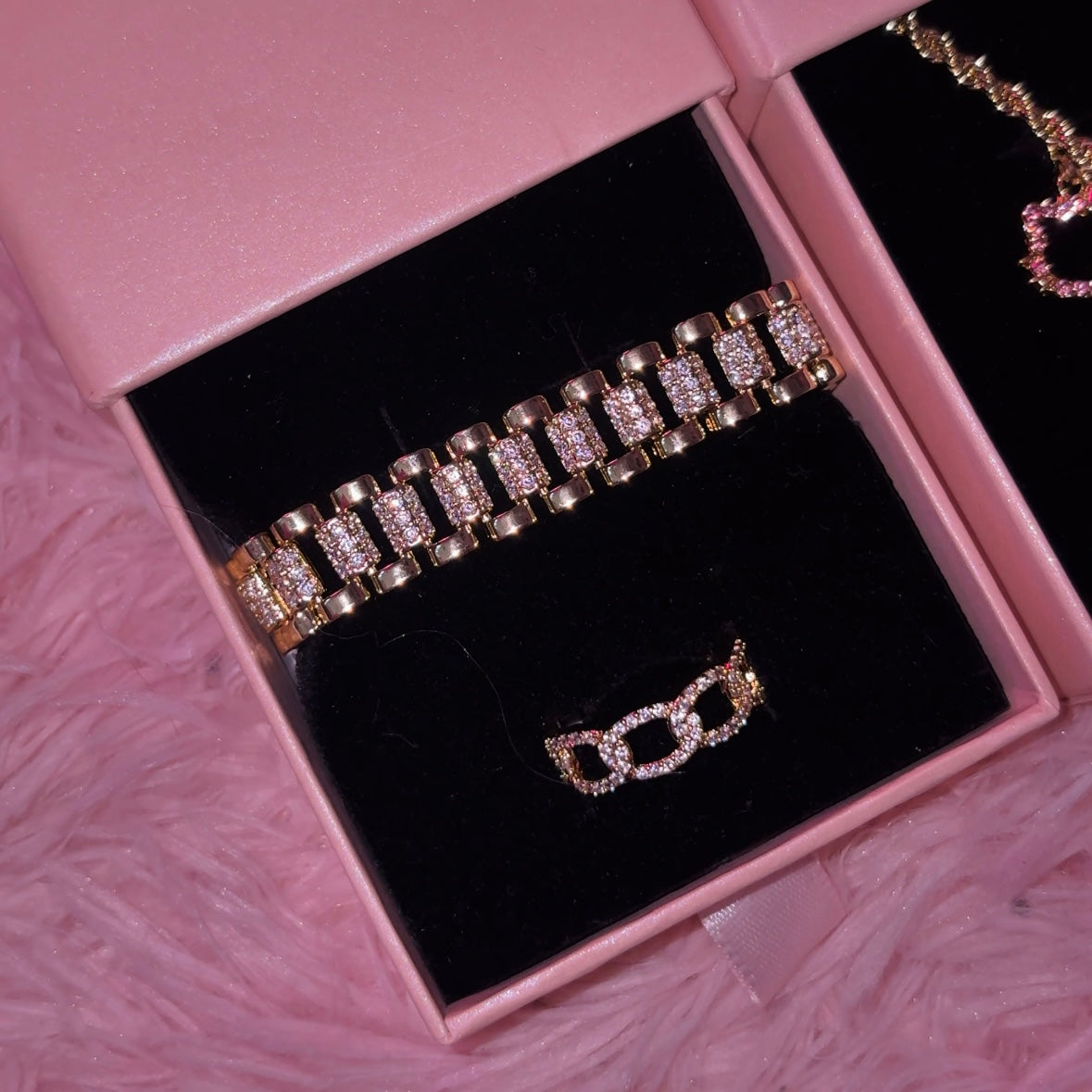 2 Pc Bracelet + Ring Set💎