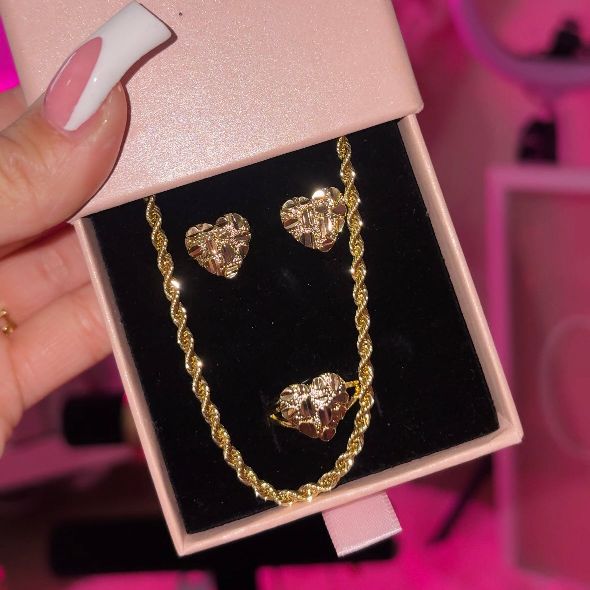 3 Piece Nugget Heart Set🏆